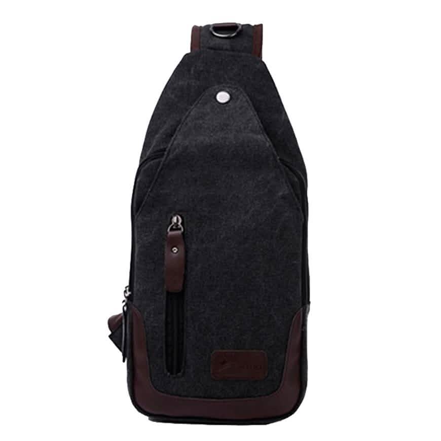 Canvas Shoulder Sling Bag - Assorted Colors