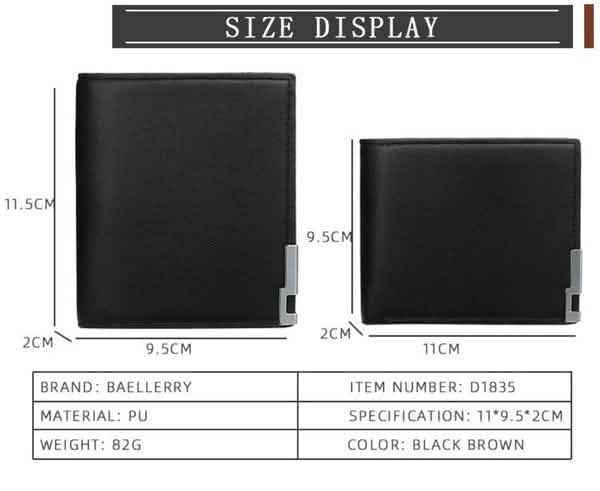 Fashionable Men's Wallet Card