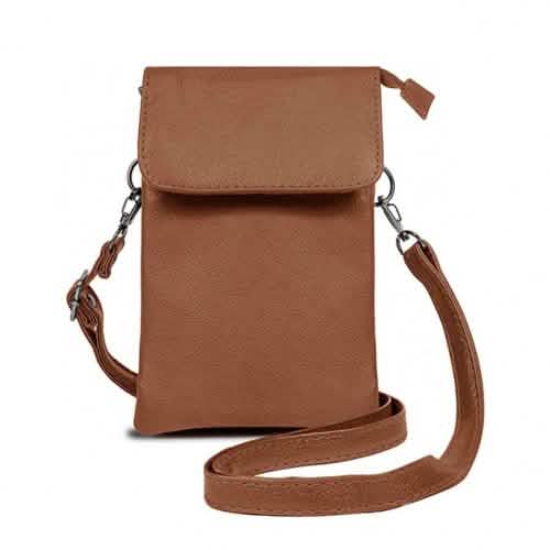 Super Soft Genuine Leather Crossbody Wallet
